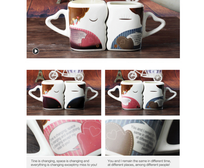 Couples Kiss Mug Set