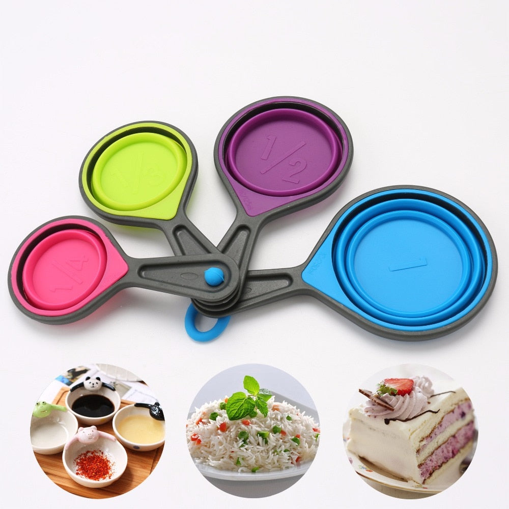 Rainbow Folding Measuring Cups